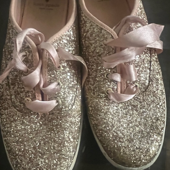 Sneakers Keds x Kate Spade Champion Glitter Sneaker Rose Gold Size US 9 - Picture 4 of 4